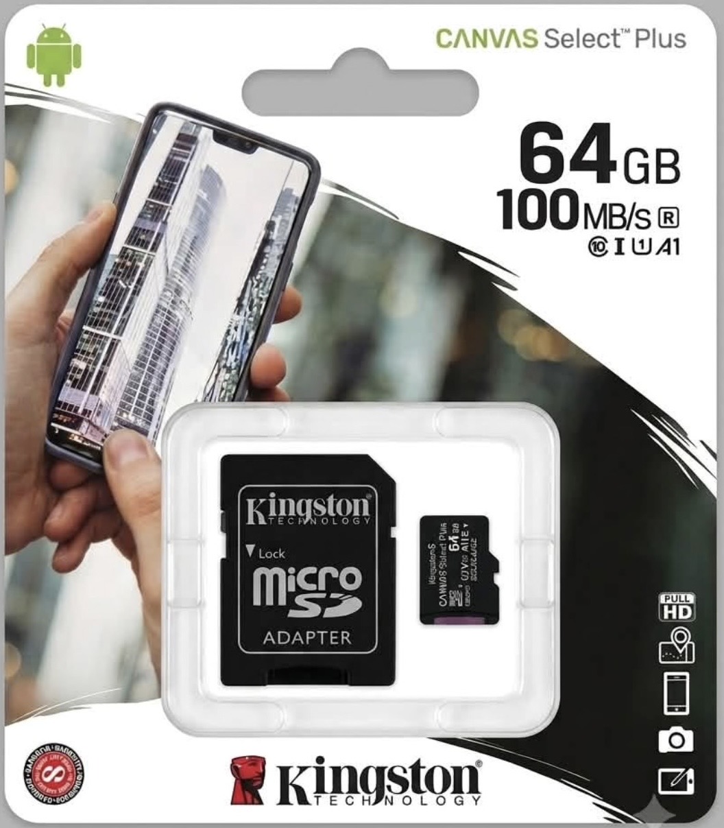 Carte mémoire sd Kingston 64Go